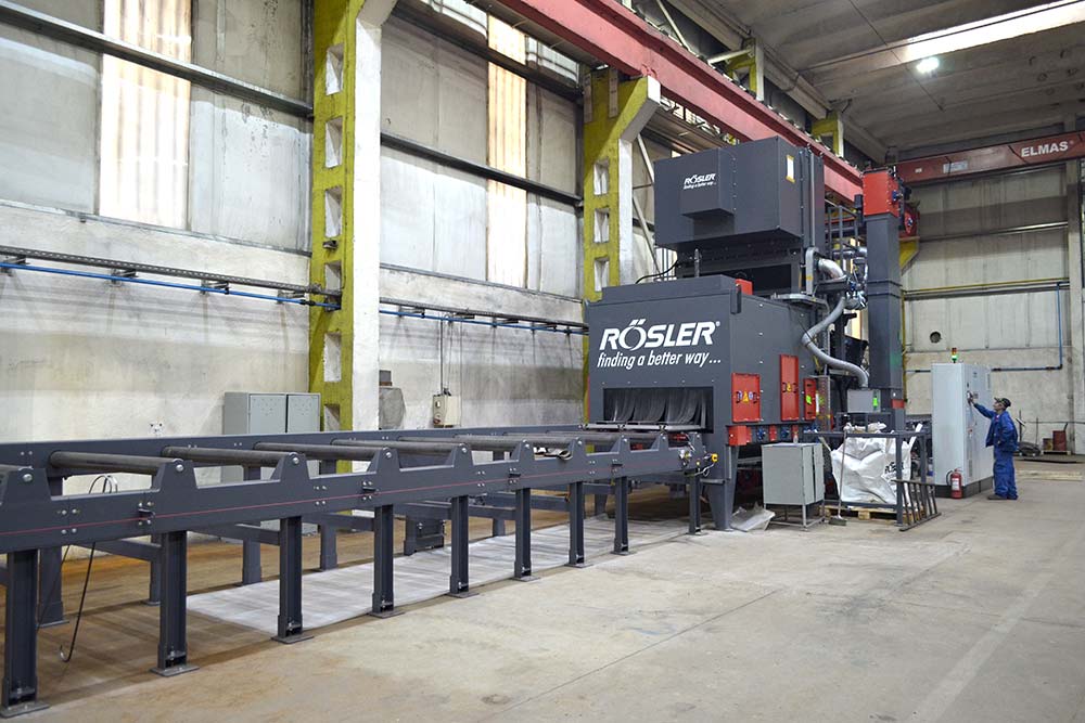 Automatic blasting plant