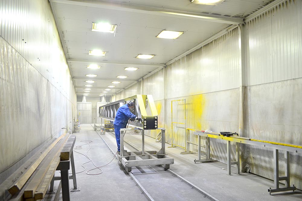 Production of overhead travelling cranes - Elmas Brașov