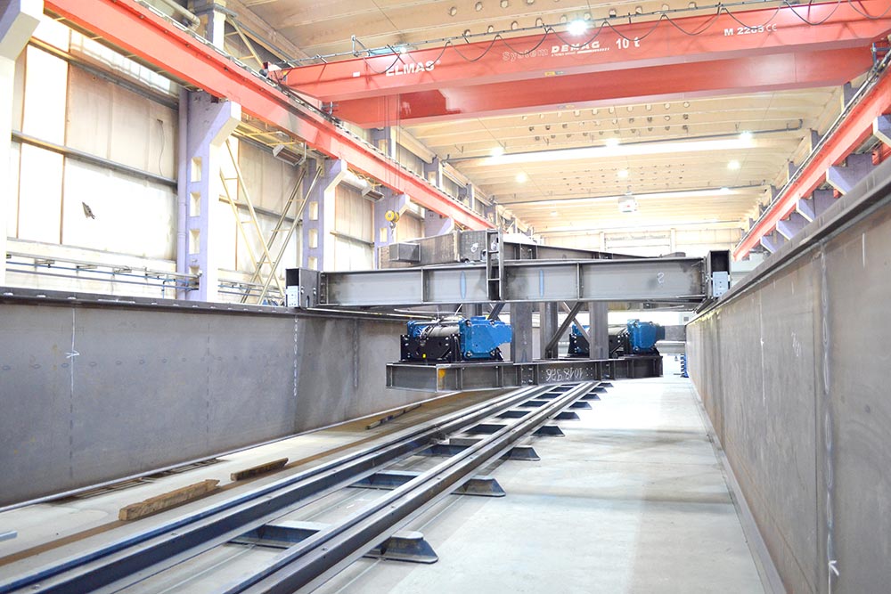 Production of overhead travelling cranes - Elmas Brașov