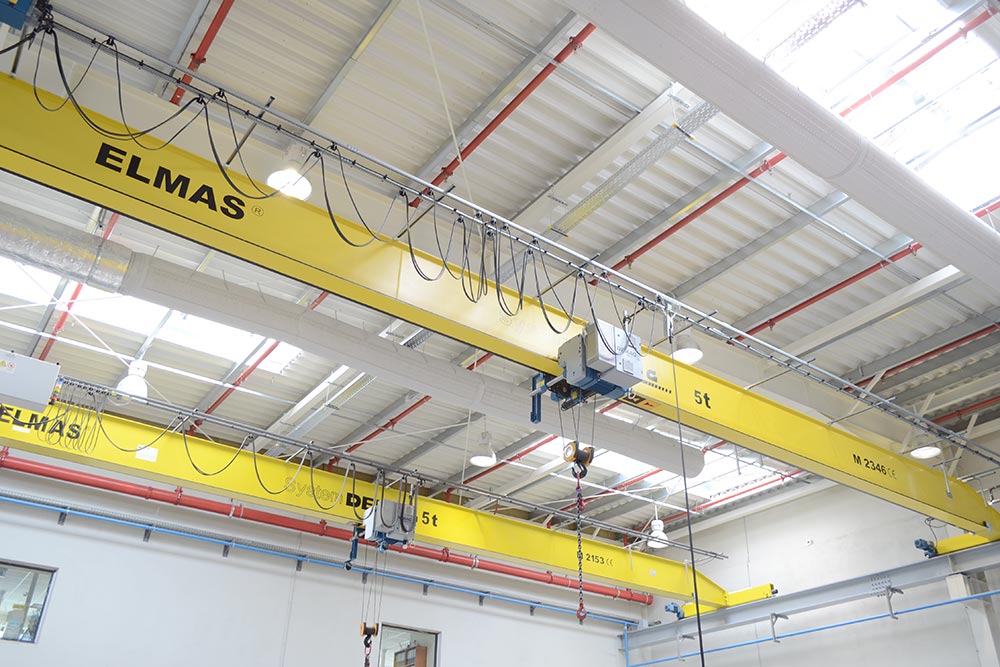 Production of overhead travelling cranes - Elmas Brașov