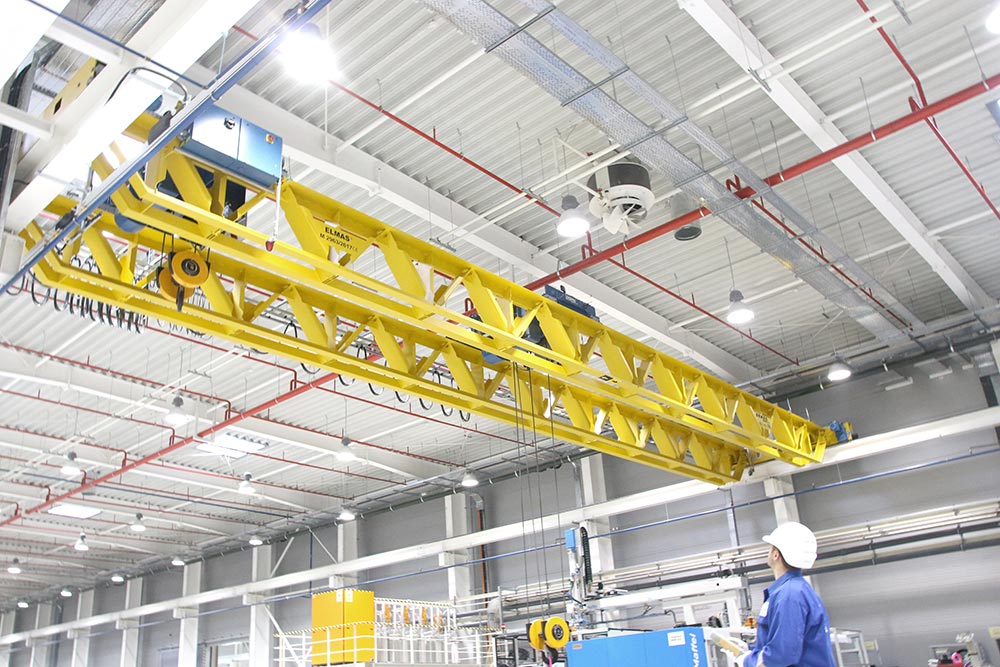 Production of overhead travelling cranes - Elmas Brașov